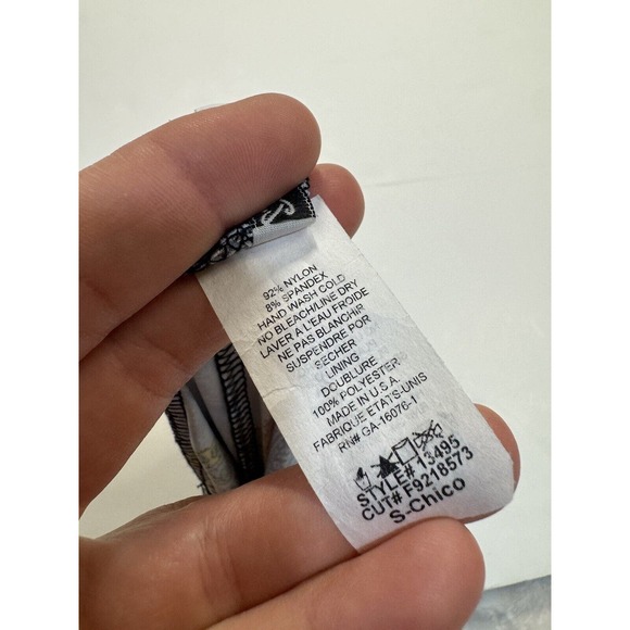 True Light Flare Leg Pants Flowy Palazzo Blue Printed Vivid - Picture 3 of 7